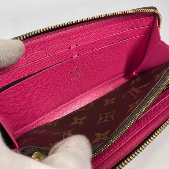 LOUIS VUITTON M64201 Monogram flower Portefeuille Clemence Zippy Wallet - Picture 9 of 16